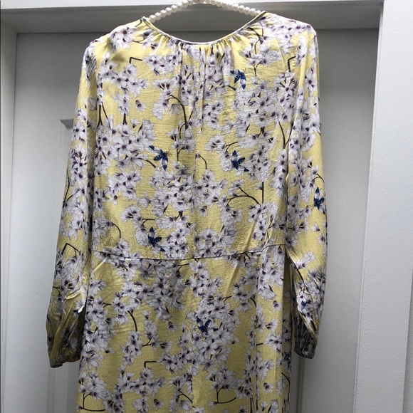 Women’s H&M floral textured woven dress Sz 8 - Picture 12 of 15